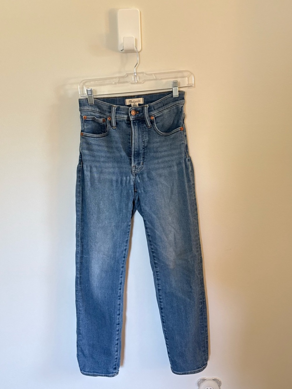 Madewell • The Perfect Vintage Jean Sz 25 Cotton Stretch Casual Capsule Wardrobe - Picture 2 of 10